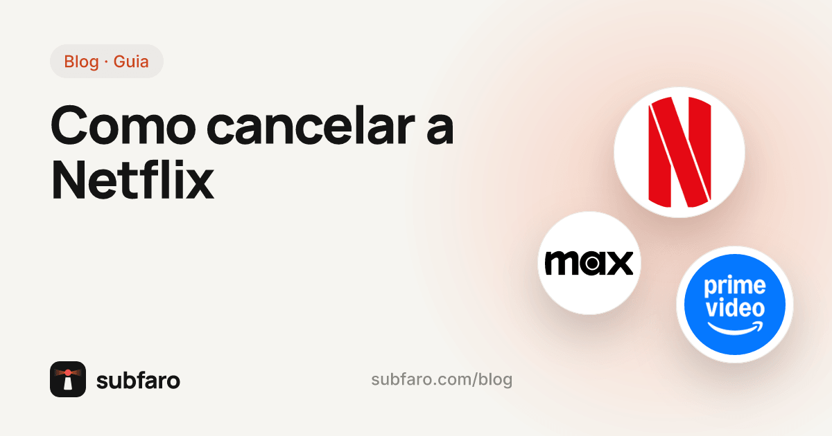 Como cancelar a Netflix