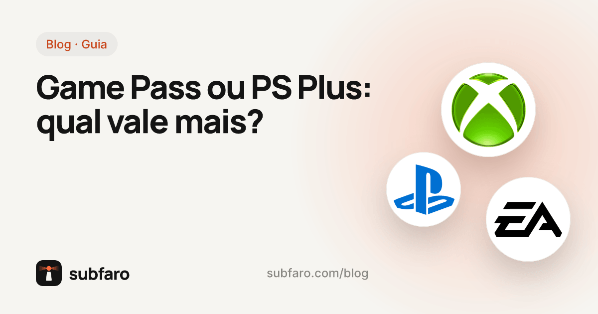 Game Pass ou PS Plus: qual vale mais?