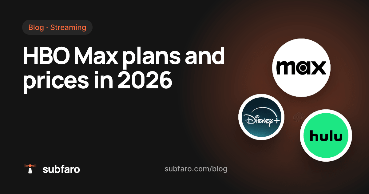HBO Max plans and prices in 2026