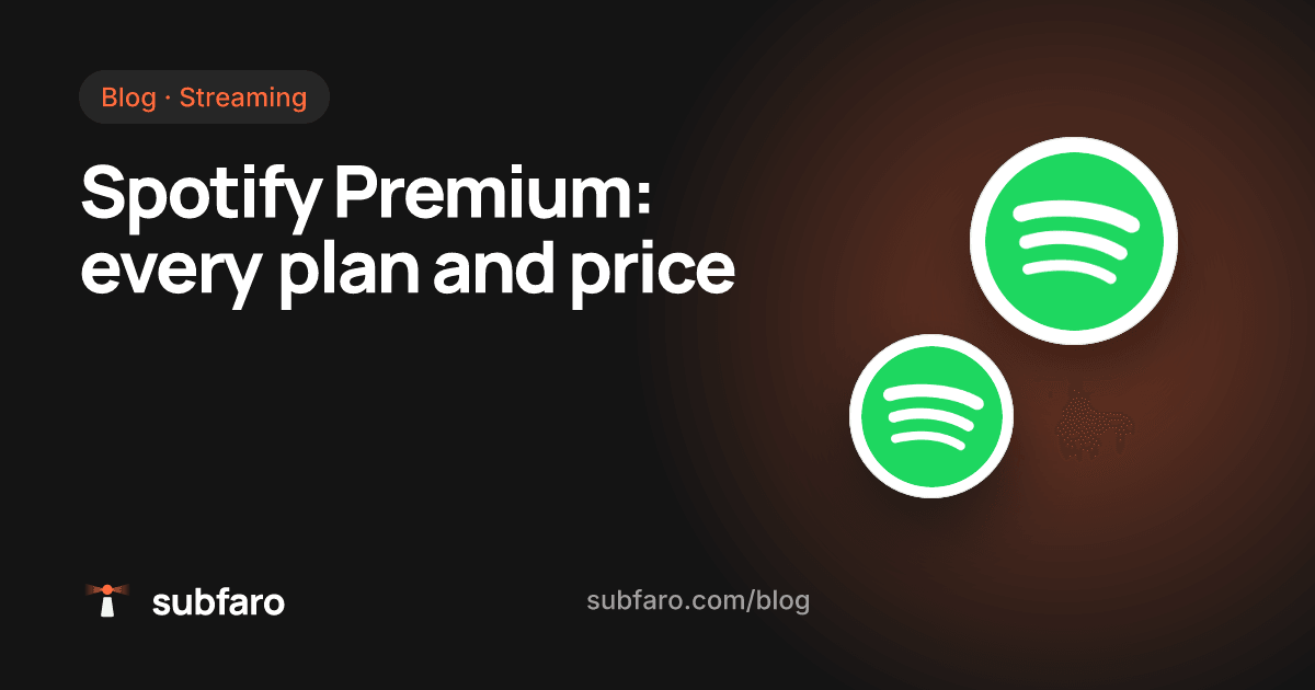 Spotify Premium: every plan and price