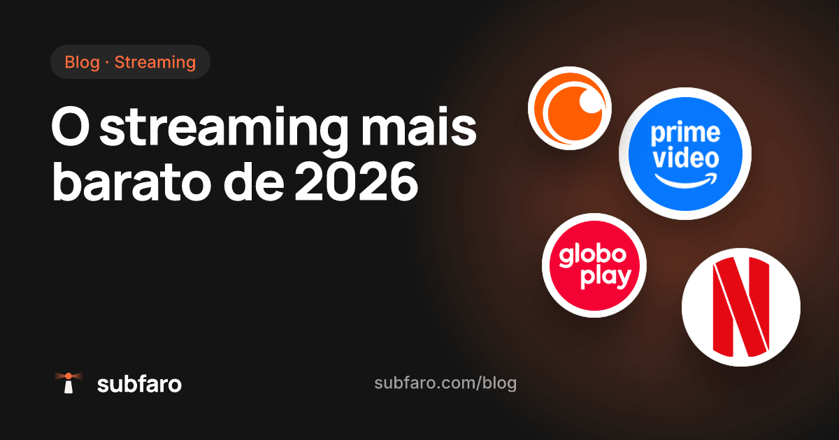 O streaming mais barato de 2026